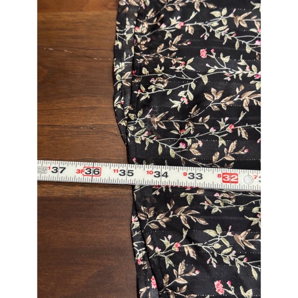 Melloday Floral Baby Doll High Neck Long Sleeve Dress S Boho Cottagecore EUC - Picture 5 of 5